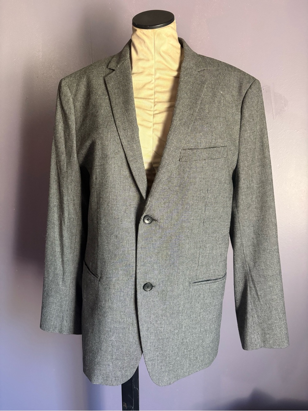 Theory Men's Light Gray Two-Button Sport Coat